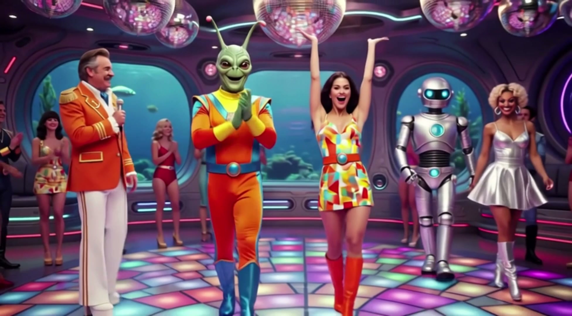 Poster for Undersea Lab Dance Contest