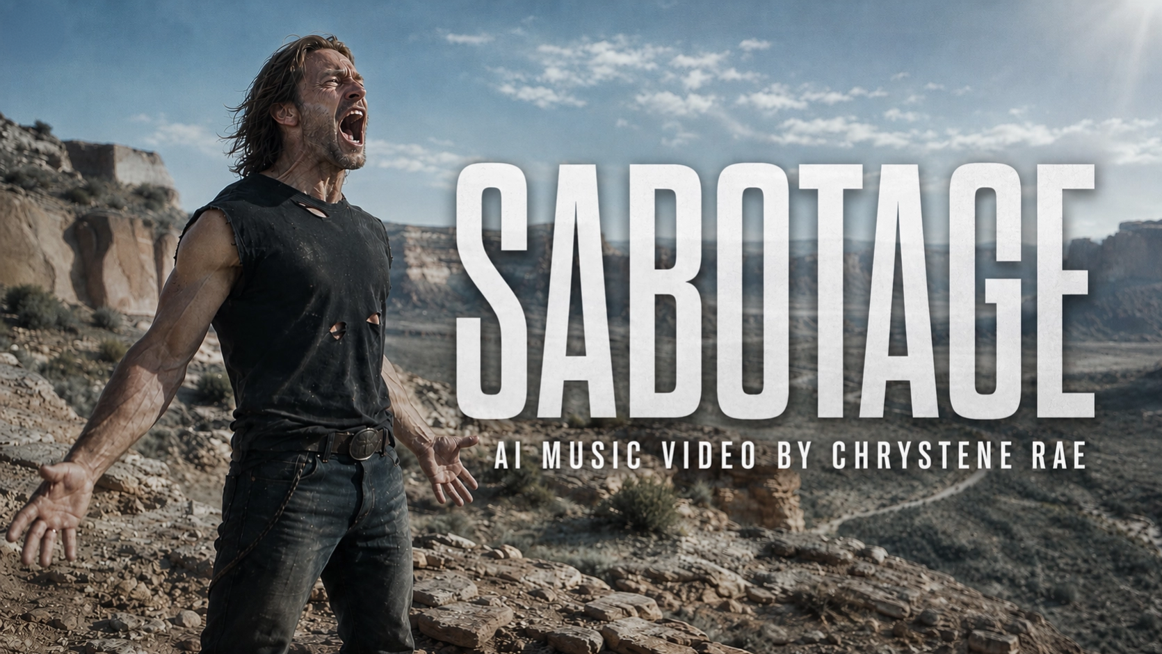 Poster for Sabotage | Psychological Western Themed